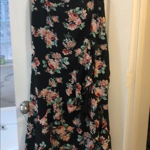 High-low skirt